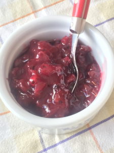 Red currant/gooseberry jam.